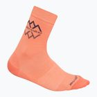 Calze da trekking Icebreaker da donna Life Fine Gauge Crew IB Logo Reflections tang/graphite
