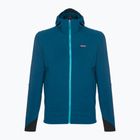 Giacca softshell Patagonia R1 TechFace da uomo blu lagom