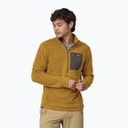 Felpa in pile da uomo Patagonia R1 Air Zip Neck oro cosmico