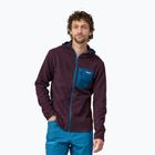 Felpa da trekking da uomo Patagonia R1 Air Full-Zip ossidiana prugna