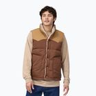 Patagonia uomo Reversible Bivy Down senza maniche alce marrone