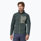 Giacca softshell Patagonia R2 TechFace da uomo verde nouveau