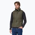 Maglione senza maniche da uomo Patagonia Down Sweater basin verde