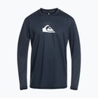 Uomo Quiksilver Solid Streak blazer navy/bianco manica lunga da nuoto