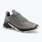 Scarpe da corsa Salomon Alphacross 5 peltro/nero/ghost da uomo