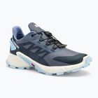 Salomon Supercross 4 scarpe da corsa donna grisaglia/bianco/blu cachemire