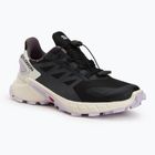 Scarpe da corsa da donna Salomon Supercross 4 GTX nero/vanilla ice /orchidea petalo