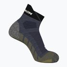 Salomon Speedcross Ankle calzini da corsa india ink/nero/erba secca
