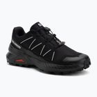 Scarpe da corsa da uomo Salomon Speedcross Peak nero/nero/grigio ghiacciaio
