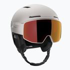 Casco da sci Salomon Driver Prime Sigma Plus grigio violetto/rosso papavero/blu ghiaccio