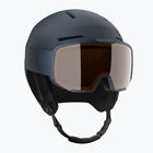 Casco da sci Salomon Osmo dress blu/flash tonic arancione