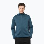 Felpa da trekking Salomon Essential Midwarm Fz midnight navy da uomo