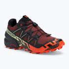 Salomon Speedcross 6 scarpe da corsa da uomo rum uva passa/pomodoro ciliegia/cognac