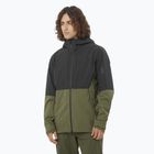 Giacca a vento Salomon Outerpath 2.5L nero/foglia d'uva da uomo