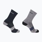 Salomon Evasion Crew 2 paia di calzini blue nights/monument