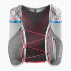 Gilet da corsa Salomon ADV SKIN 5 Set castelrock/alloy/neon flame
