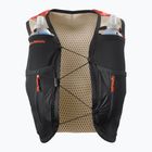 Gilet da corsa Salomon Active Skin 12 Set Donna Emergente/Nero