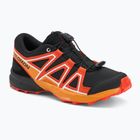 Scarpe da trekking per bambini Salomon Speedcross nero/pomodoro ciliegia/curcuma