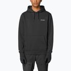 Felpa da uomo Salomon Chest Logo Hoodie deep black