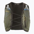 Gilet da corsa Salomon Active Skin 4 Gravel Set scricciolo/verde lichene profondo/senape piccante