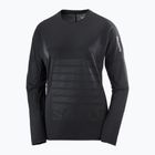 Salomon Sense Aero Tee GFX Uomo manica lunga running nero/nero profondo