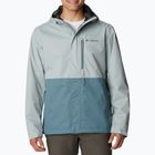 Giacca impermeabile Columbia Hikebound niagara/metal da uomo