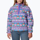 Columbia Helvetia Cropped 1/2 viola loto/coperta da campeggio felpa trekking donna