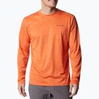 Uomo Columbia Alpine Chill Zero desert orange heather trekking longsleeve