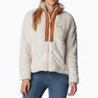 Felpa in pile Columbia Boundless Discovery Sherpa donna, colore gesso/caramello marrone