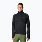 Felpa da trekking da uomo Columbia Triple Canyon Grid Fleece Full Zip II black