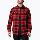 Camicia Columbia Flare Gun Stretch Flannel sail red river crossing plaid Uomo