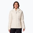 Columbia Joy Peak II Giacca isolante da donna con cappuccio in pietra scura