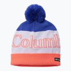 Cappello invernale Columbia Youth Polar Powder clematis blue/snowdrift/hot coral per bambini