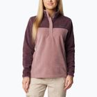 Felpa Columbia Benton Springs donna 1/2 Snap moonvista / fichi