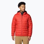 Piumino Columbia Delta Ridge II da uomo con cappuccio rosso vela