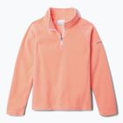 Felpa in pile per bambini Columbia Glacial Fleece hot coral