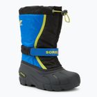 Sorel Youth Flurry nero/super blu, stivali da neve per bambini