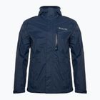 Columbia Pouring Adventure III giacca da pioggia da uomo collegiate navy