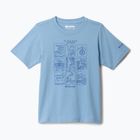 Maglietta da bambino Columbia Valley Creek Graphic ripple blue/hike guide
