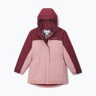 Giacca da sci per bambini Columbia Hikebound II Long Insulated eraser pink/rich wine