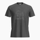Uomo Icebreaker Merino 150 Tech Lite III SS Sunset Camp camicia da trekking ossidiana