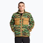 Felpa trekking da uomo The North Face Royal Arch FZ verde erba intenso stampato camo