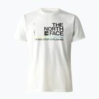 Camicia da trekking da uomo The North Face Foundation Graphic gardenia bianco/nero