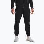 Pantaloni da allenamento maschili Under Armour Essential Fleece Joggers nero/bianco