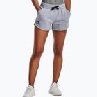Pantaloncini da allenamento Under Armour Rival Fleece steel medium heather/nero da donna