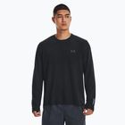 Under Armour Seamless Stride nero/riflettente da uomo a maniche lunghe per la corsa
