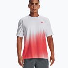 Maglietta da allenamento Under Armour Tech Fade bianco/vermiglio da uomo