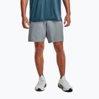 Pantaloncini da allenamento Under Armour Woven Graphic harbor blue/lime surge da uomo