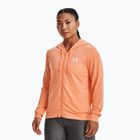 Under Armour donna Rival Terry FZ Felpa con cappuccio arancione scuro/bianco