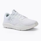 Under Armour Charged Pursuit 3 bianco/bianco/argento metallico, scarpe da corsa da uomo